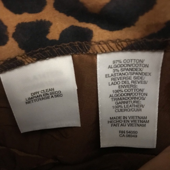 Reversible Black Cheetah Print Coat Jacket Jones New York Oversized Small S/M - Picture 13 of 14